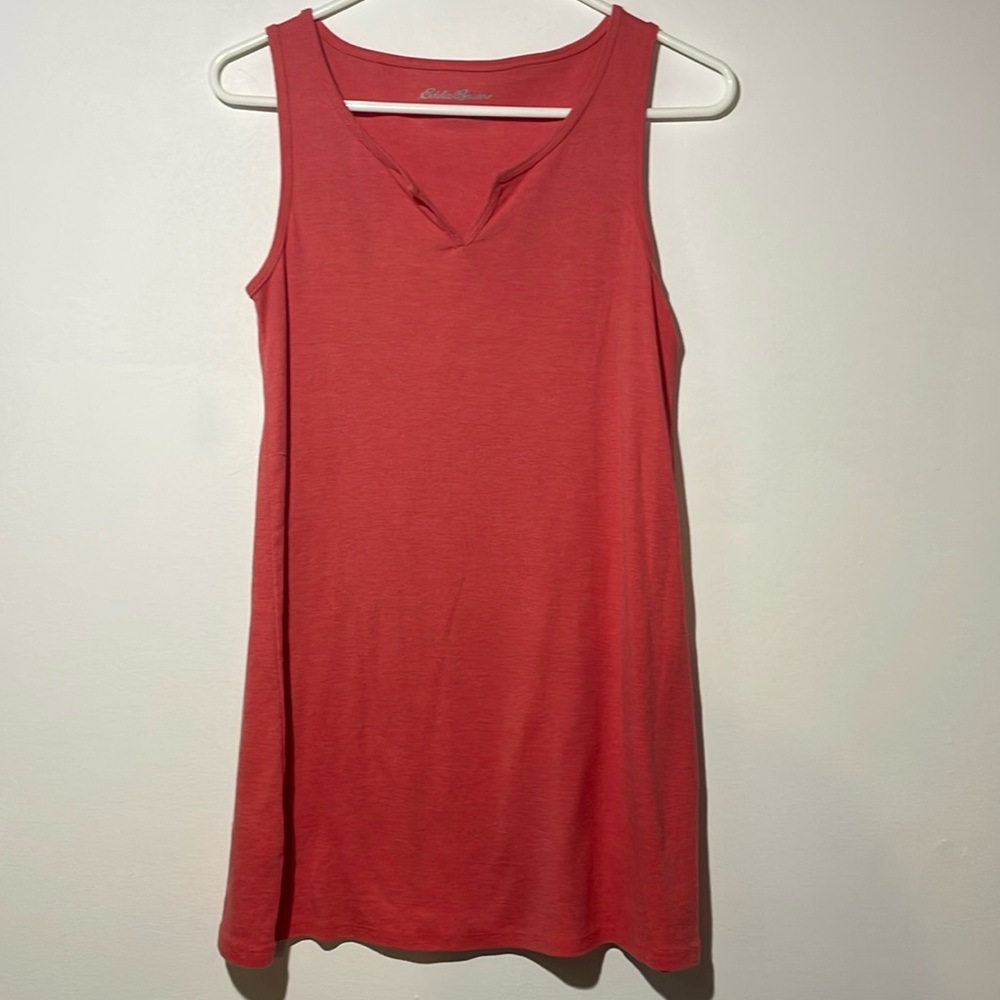 NWOT Eddie Bauer long tank pink - size medium